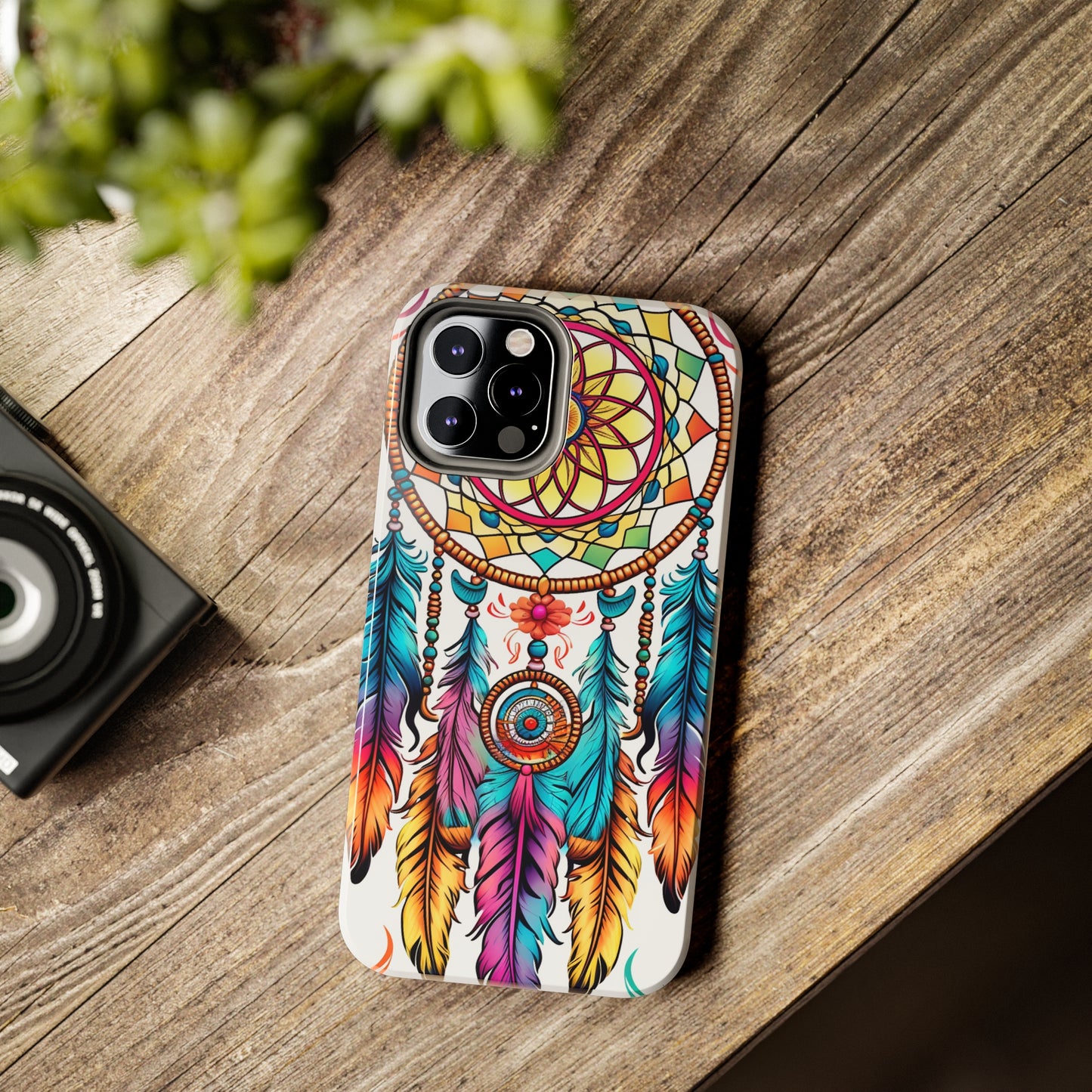 Psychedelic Native American Dreamcatcher iPhone Case | Fusion of Art and Cultural Heritage