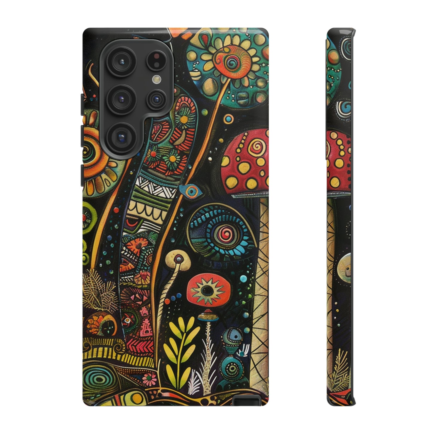 Retro 1960s Psychedelic Flowers Phone Case