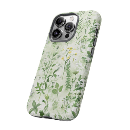 Floral Sage Green Wildflower Phone Case