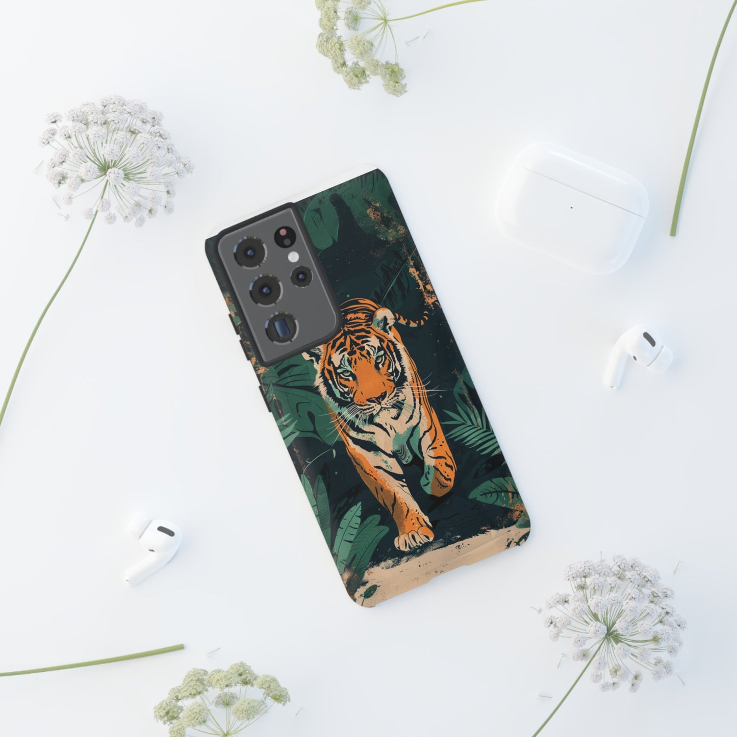 Retro Jungle Tiger Phone Case