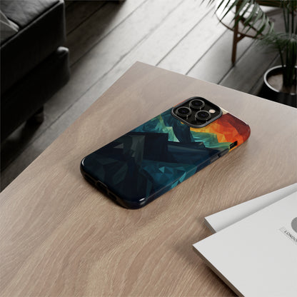 Mountain Abstract Tough Case | Embrace Nature's Beauty with a Durable Phone Case