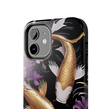 Graceful Flow: Koi Fish Inspired | Japanese Art Masterpiece iPhone Case