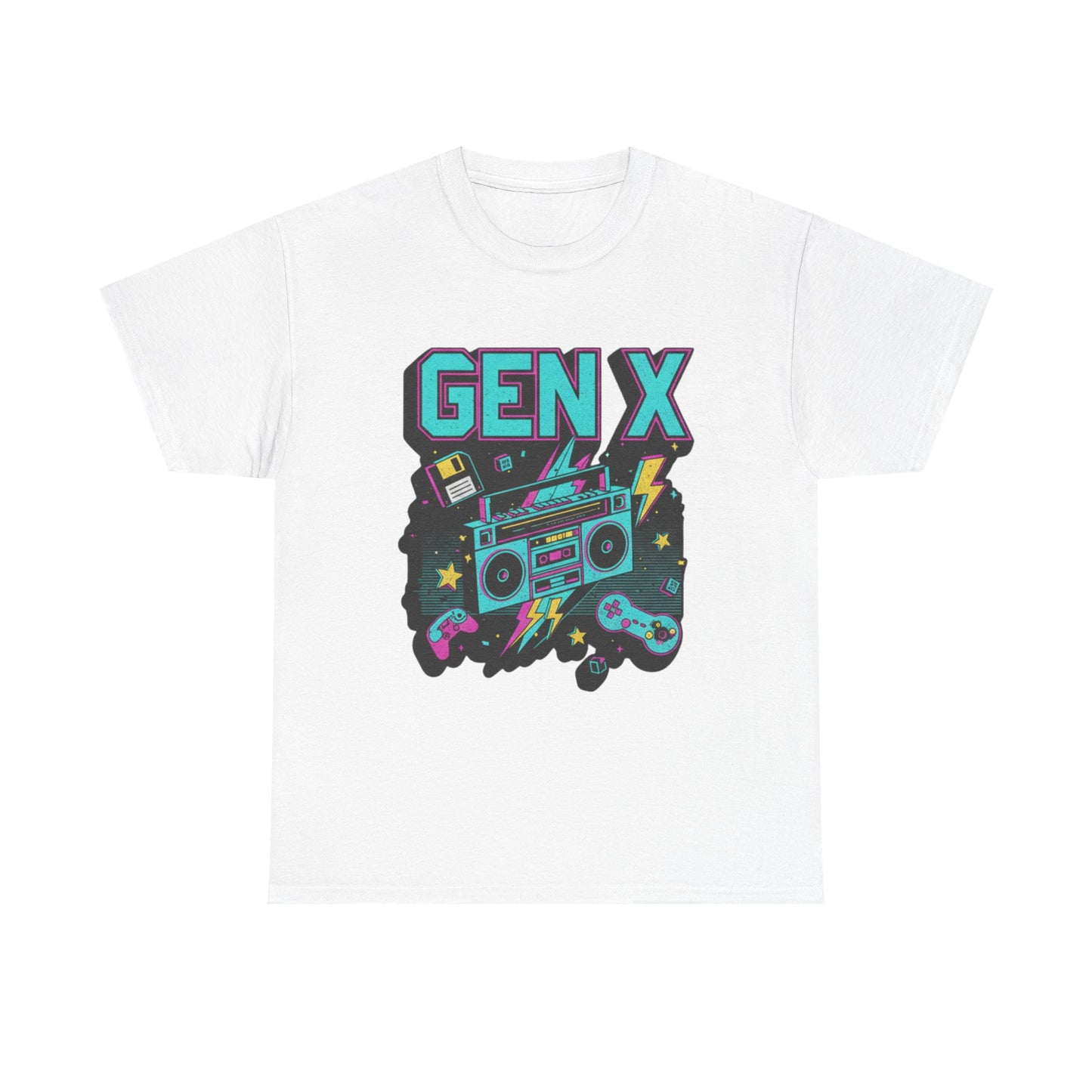 retro gen x gaming t shirt