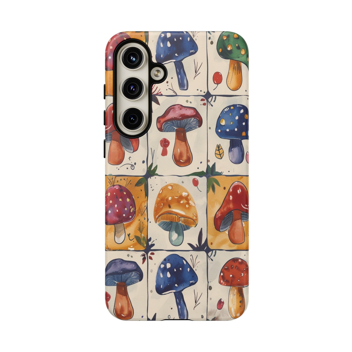 Trippy Magic Mushroom Toadstools Phone Case