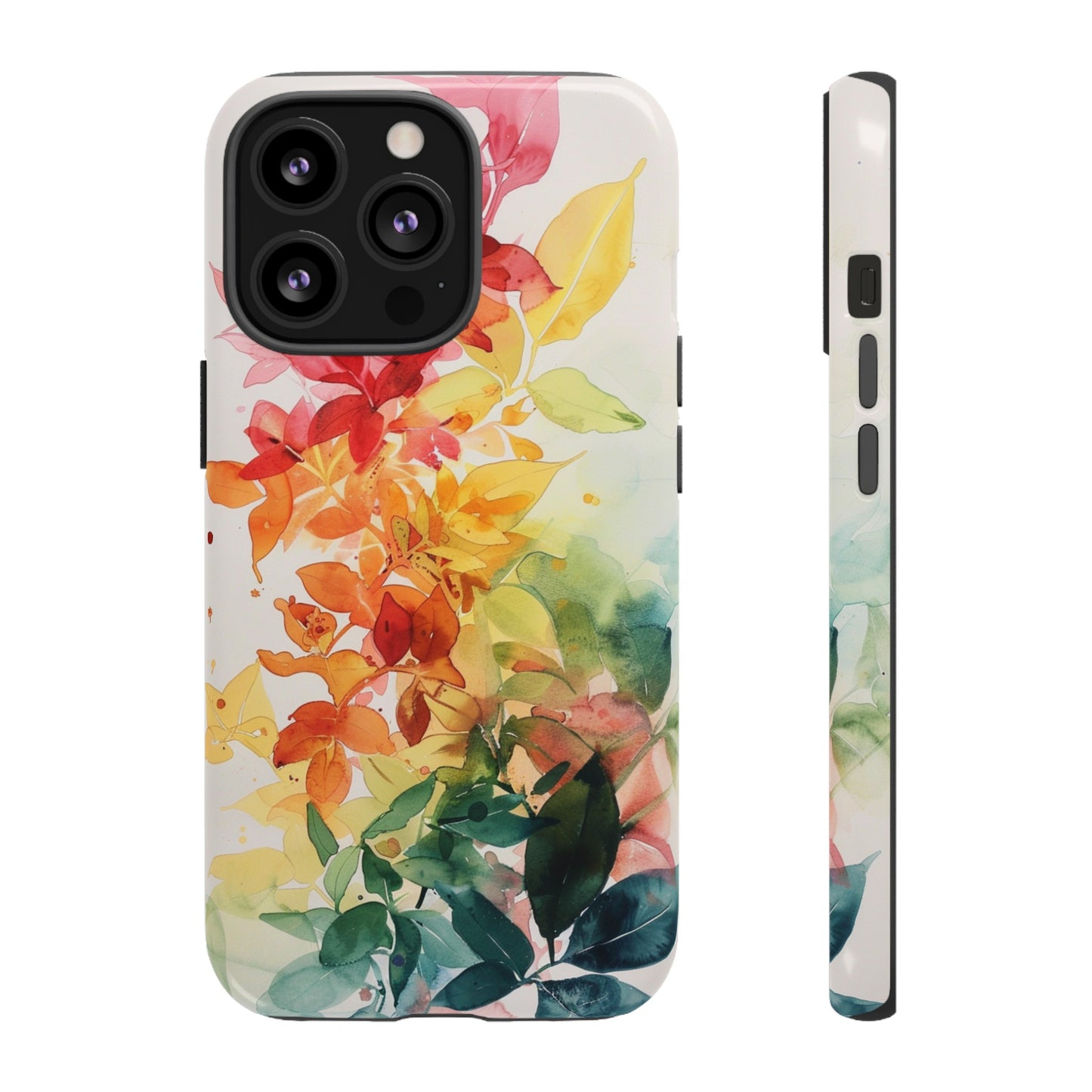 Floral Watercolor Painting iPhone 15 Case