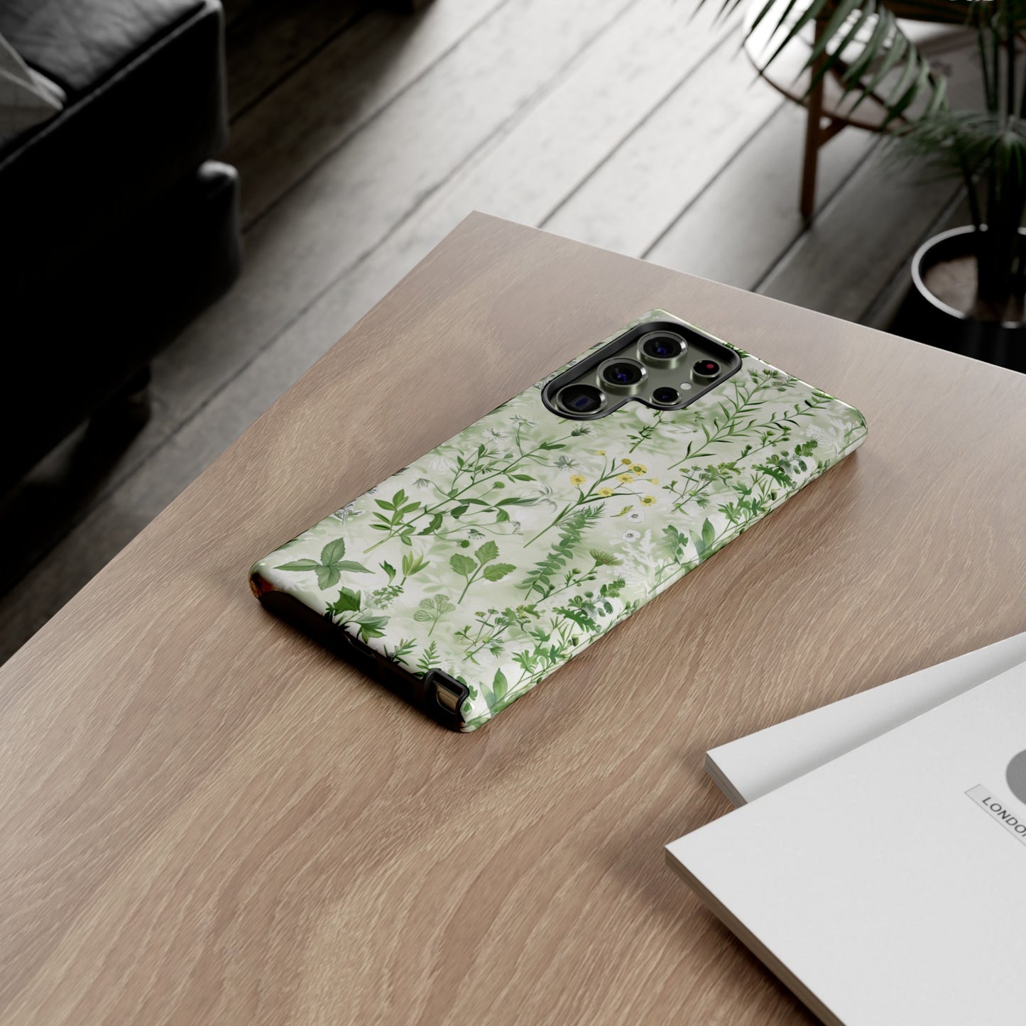 Floral Sage Green Wildflower Phone Case