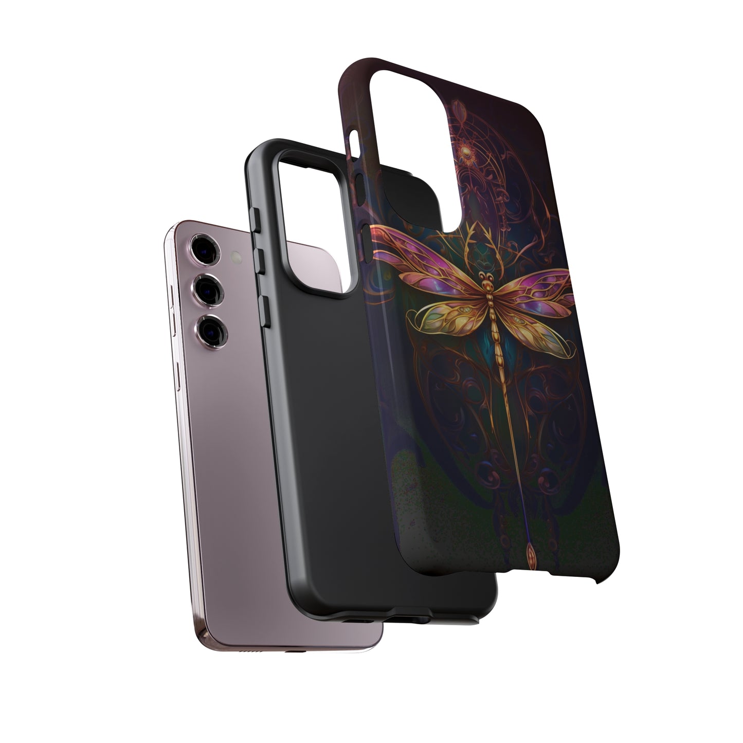 Art Nouveau Dragonfly - A Timeless Symbol of Elegance for Google Pixel, iPhone, and Samsung Cases