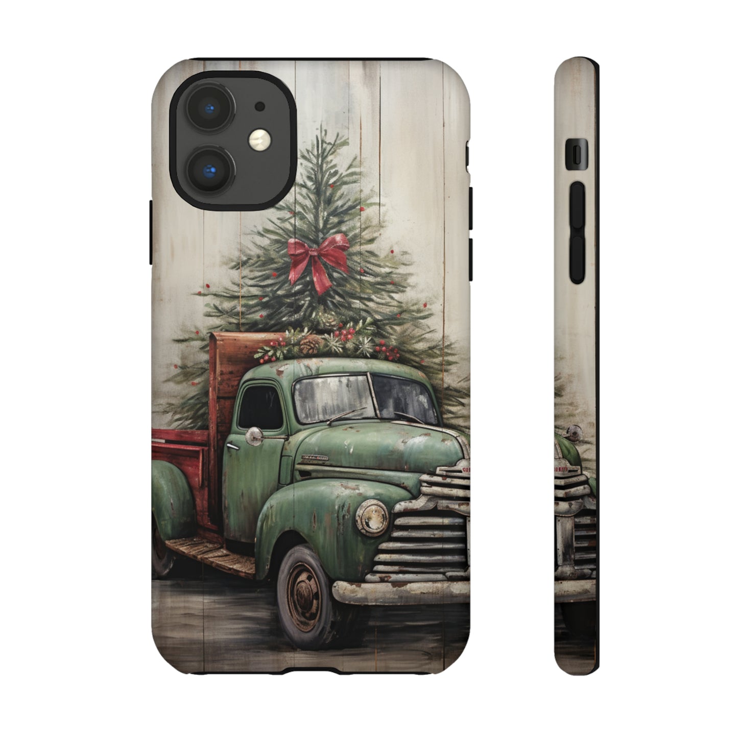 Christmas Pickup Truck Phone Case for iPhone