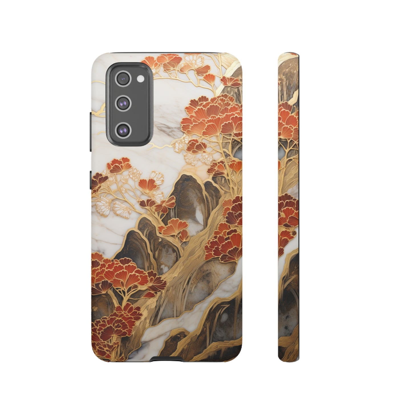 Chiyogami Floral Tough iPhone Case Galaxy S23 S22 S21 S20 Plus Ultra | Iphone 14 13 12 11 8 Pro Max Mini | Pixel 7 6 Pro 5 | Japanese Boho