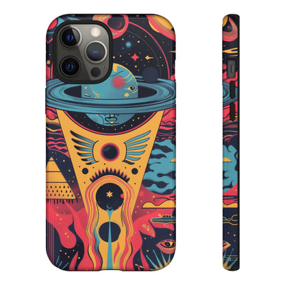 Cosmic Journey Space and Time Phone Case