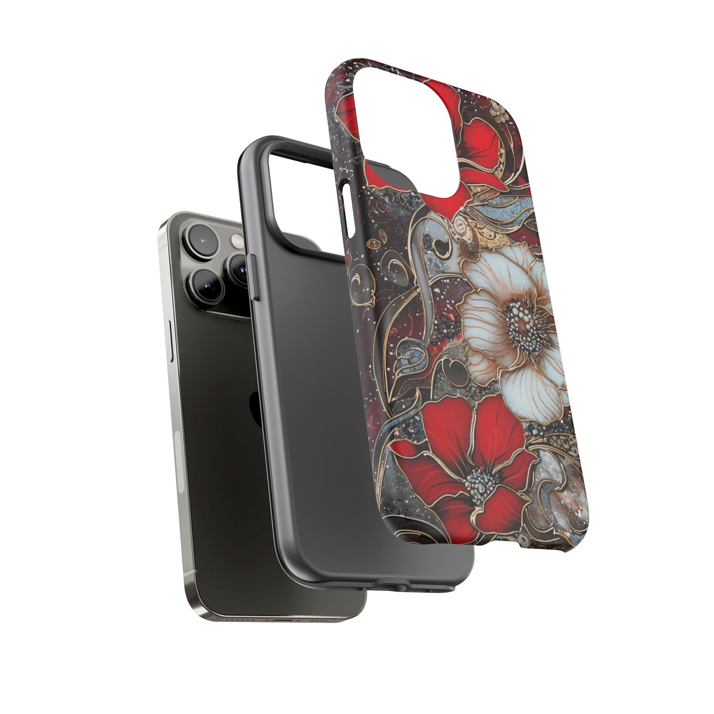 Stained Glass Floral Paisley Explosion Phone Case