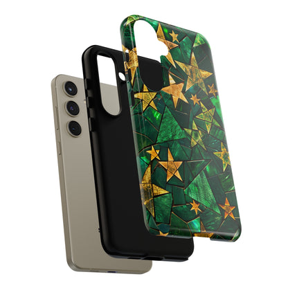 Green Celestial Stained Glass Mosaic Phone Case