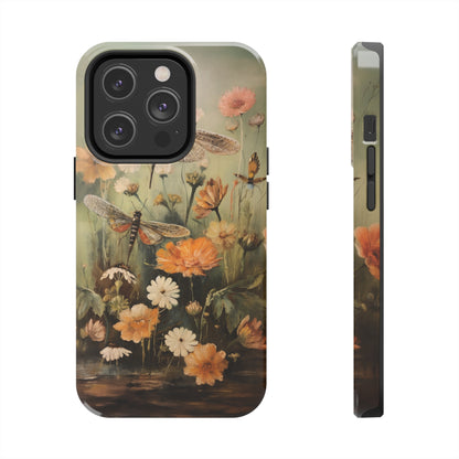 Reliable Protection - Dragonfly Floral Phone Case