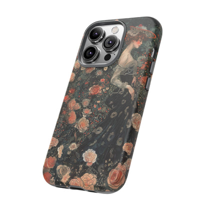 Art Nouveau French Floral Beauty Painting Phone Case