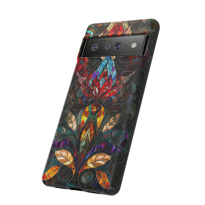 Art Deco Stained Glass floral Phone Case