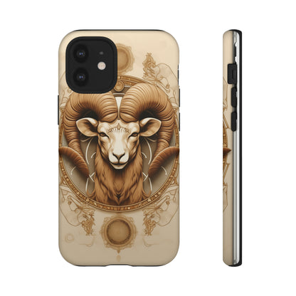 Aries Astrology Stained Glass Phone Case