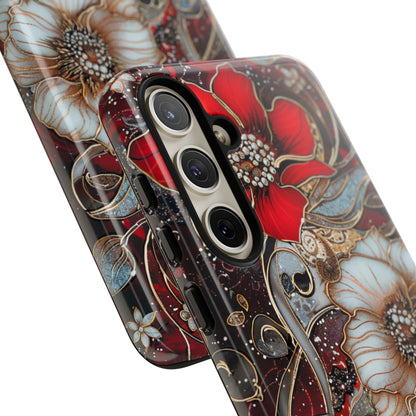 Stained Glass Floral Paisley Explosion Phone Case