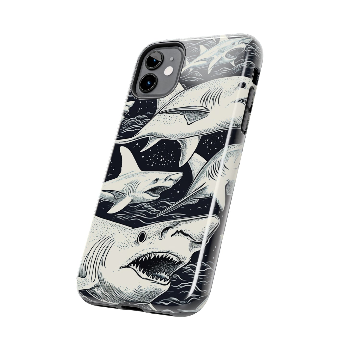 Shark Design | Swimming with the Sharks Aquatic Adventure iPhone 13 Case