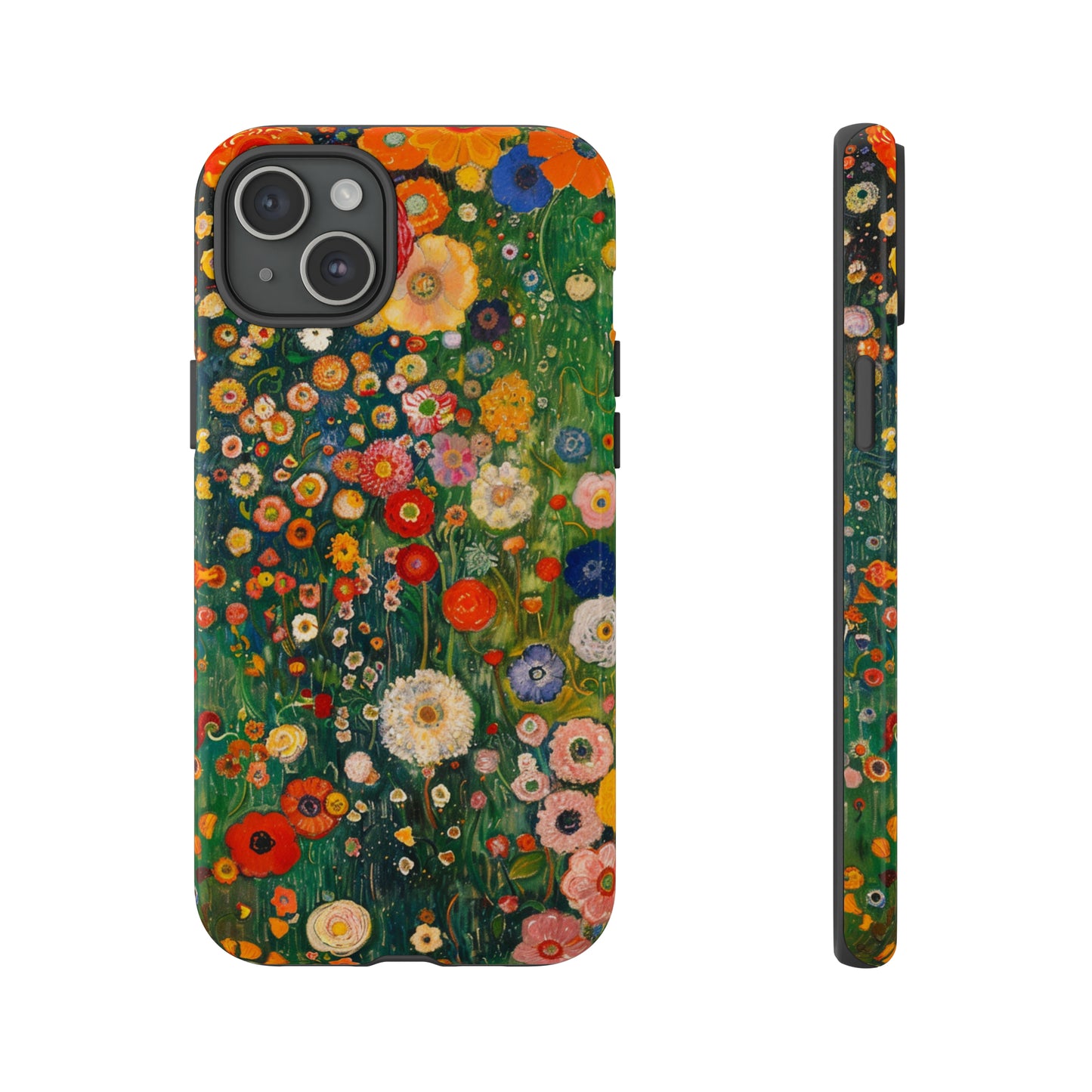 Gustav Klimt Style Flower Garden Painting Phone Case