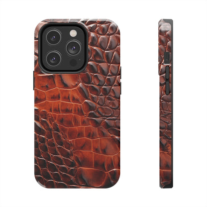 Alligator Skin Texture iPhone Case | Embrace Luxurious Style and Protection