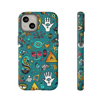 UFOs and Ancient Egypt Talisman Collage Phone Case