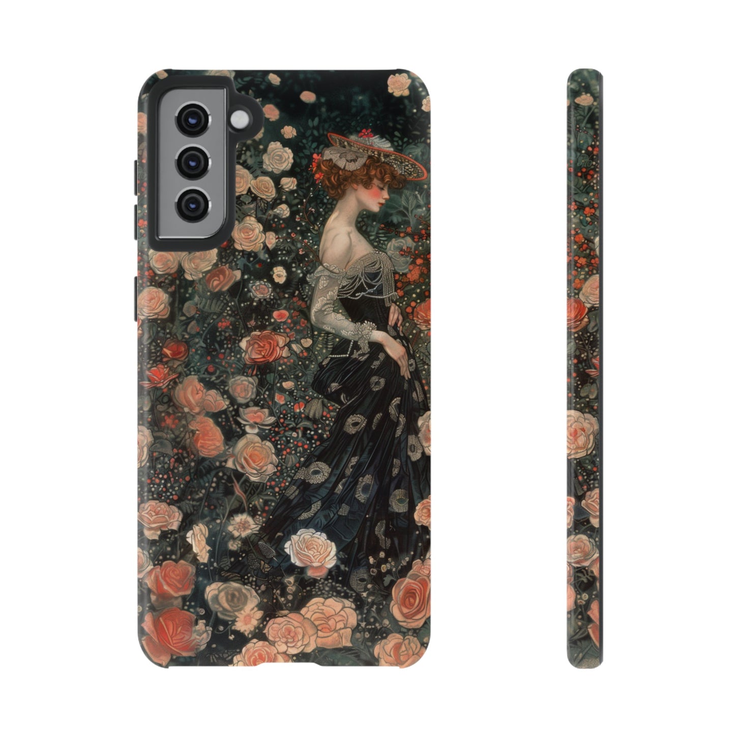 Art Nouveau French Floral Beauty Painting Phone Case