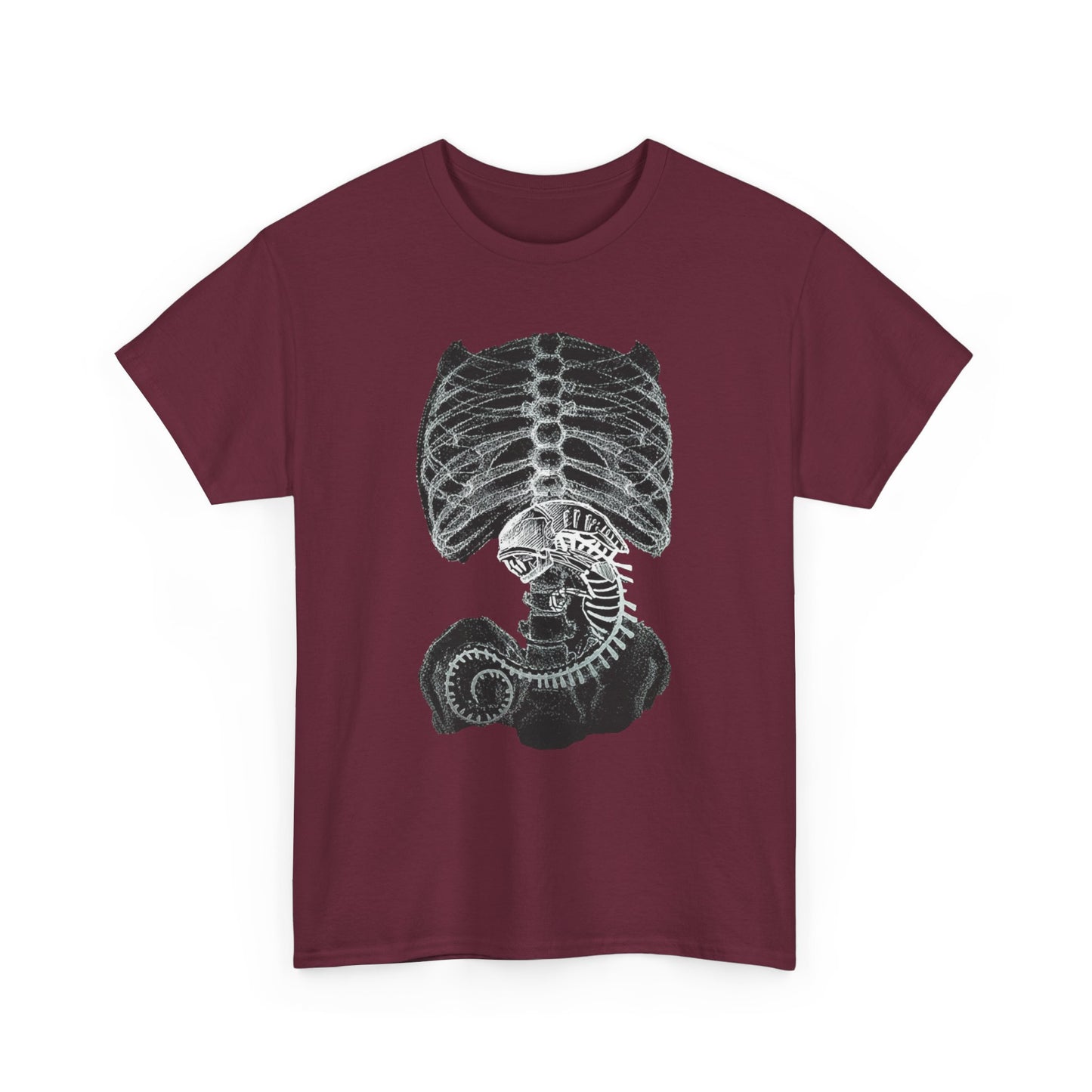 Alien Creature X Ray Sci Fi T Shirt Retro Space Tee