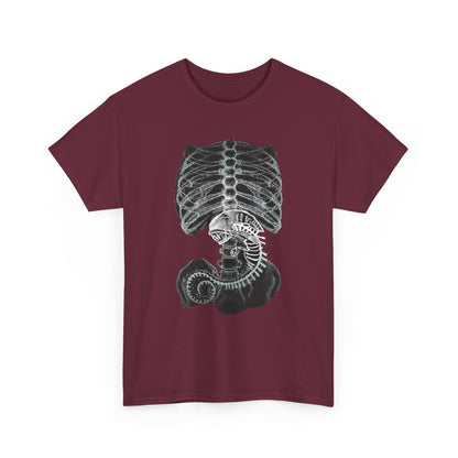 Alien Creature X Ray Sci Fi T Shirt Retro Space Tee