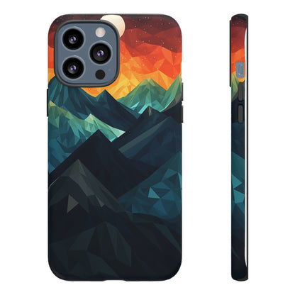 Mountain Abstract Tough Case | Embrace Nature's Beauty with a Durable Phone Case