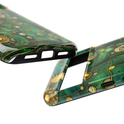 Green Celestial Stained Glass Mosaic Phone Case