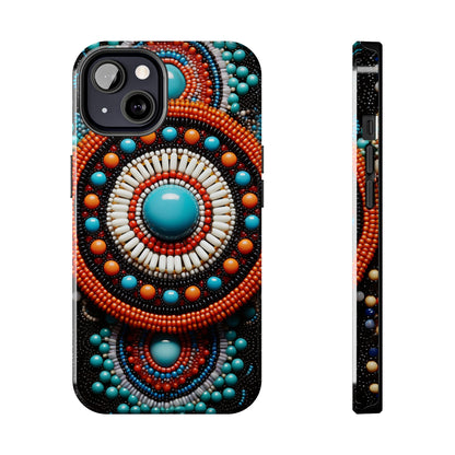 Native American Beadwork iPhone Case | Embrace Traditional Craftsmanship with Artistic Elegance