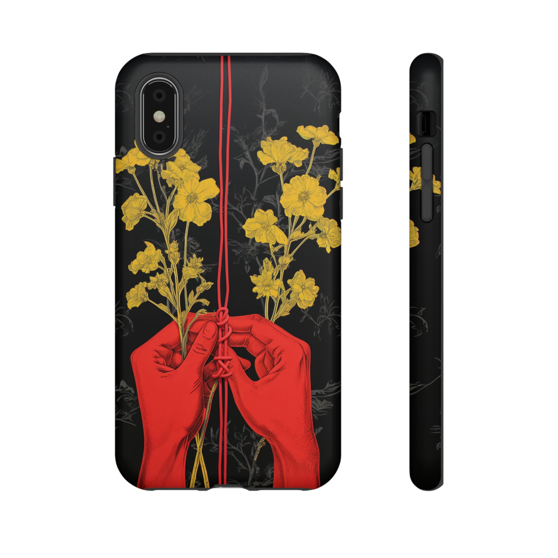 Floral interconnectedness phone case for Google Pixel