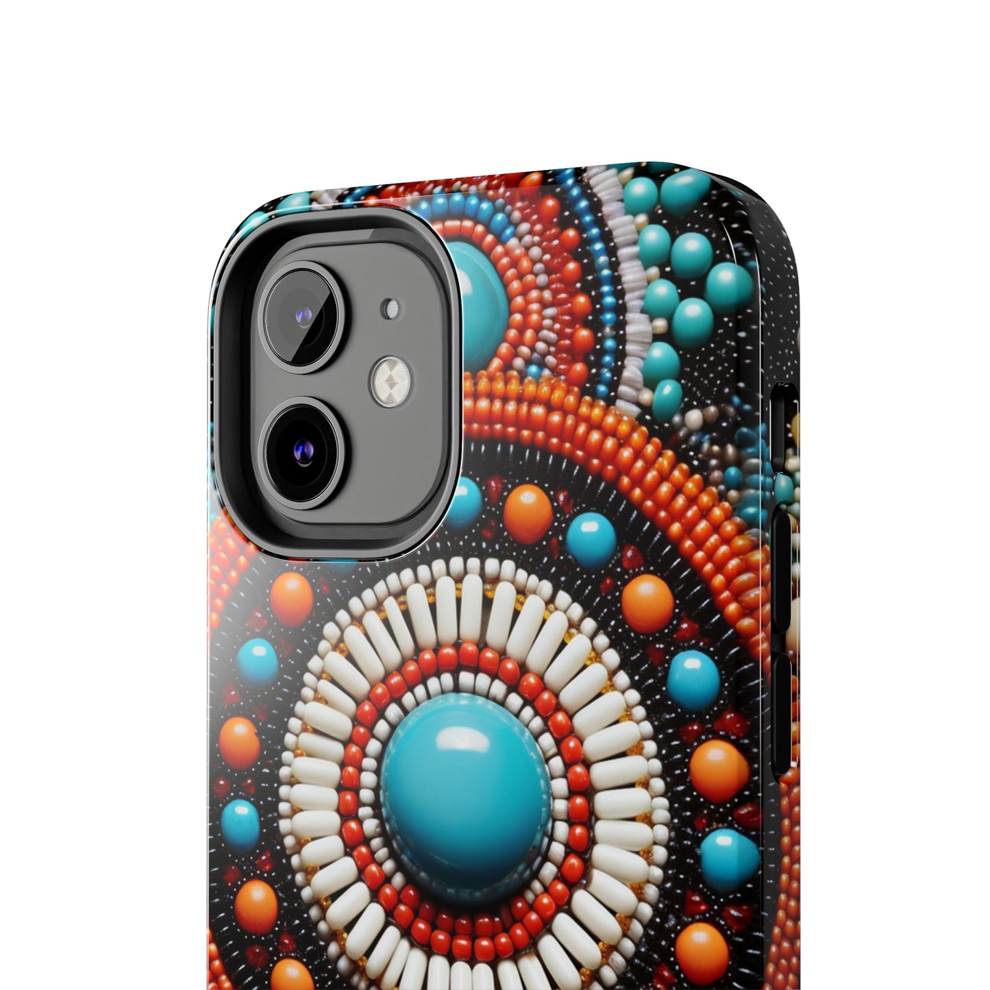 Native American Beadwork iPhone Case | Embrace Traditional Craftsmanship with Artistic Elegance