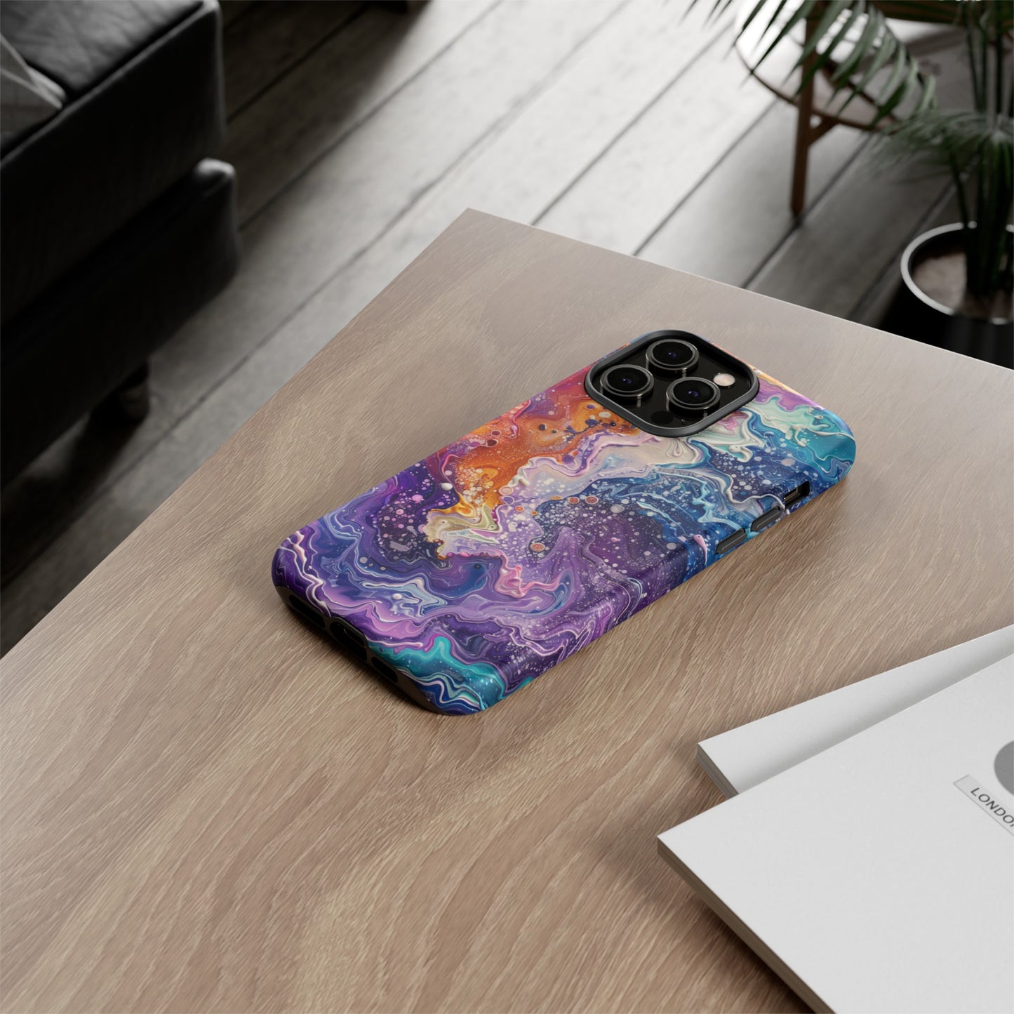 Trippy Psychedelic Color Waves Phone Case