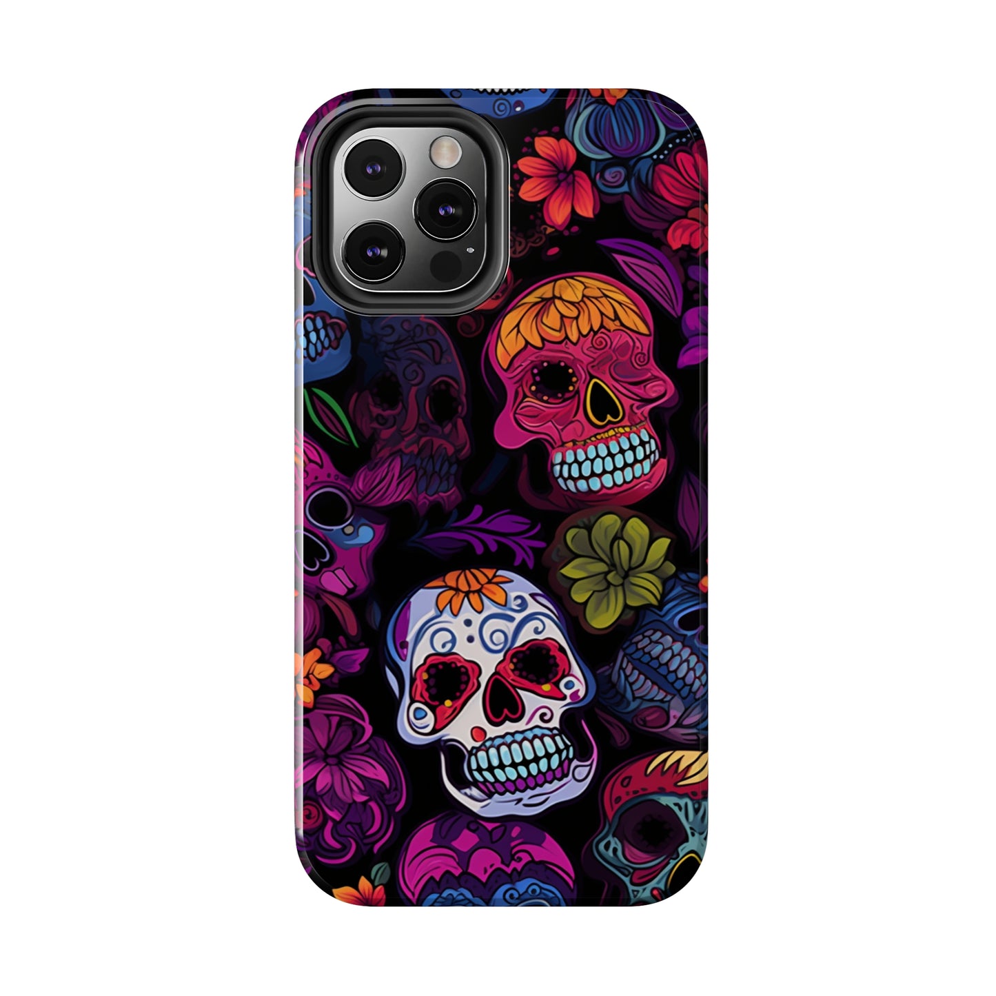 Sugar Skull iPhone Case | Day of the Dead Inspired Design for Halloween