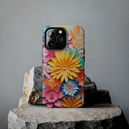 iPhone 12 Pro Max Artistry: Paper Floral Design – Crafted Elegance for iPhone 13 Pro and iPhone XR Enthusiasts