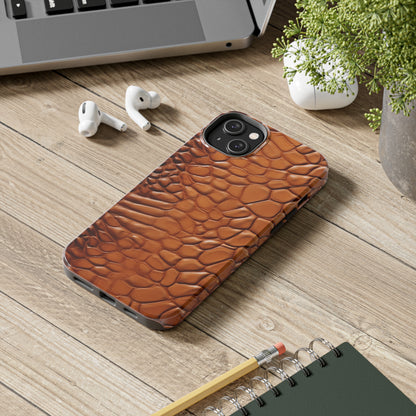 Faux Alligator Skin Textured look and style iPhone Case