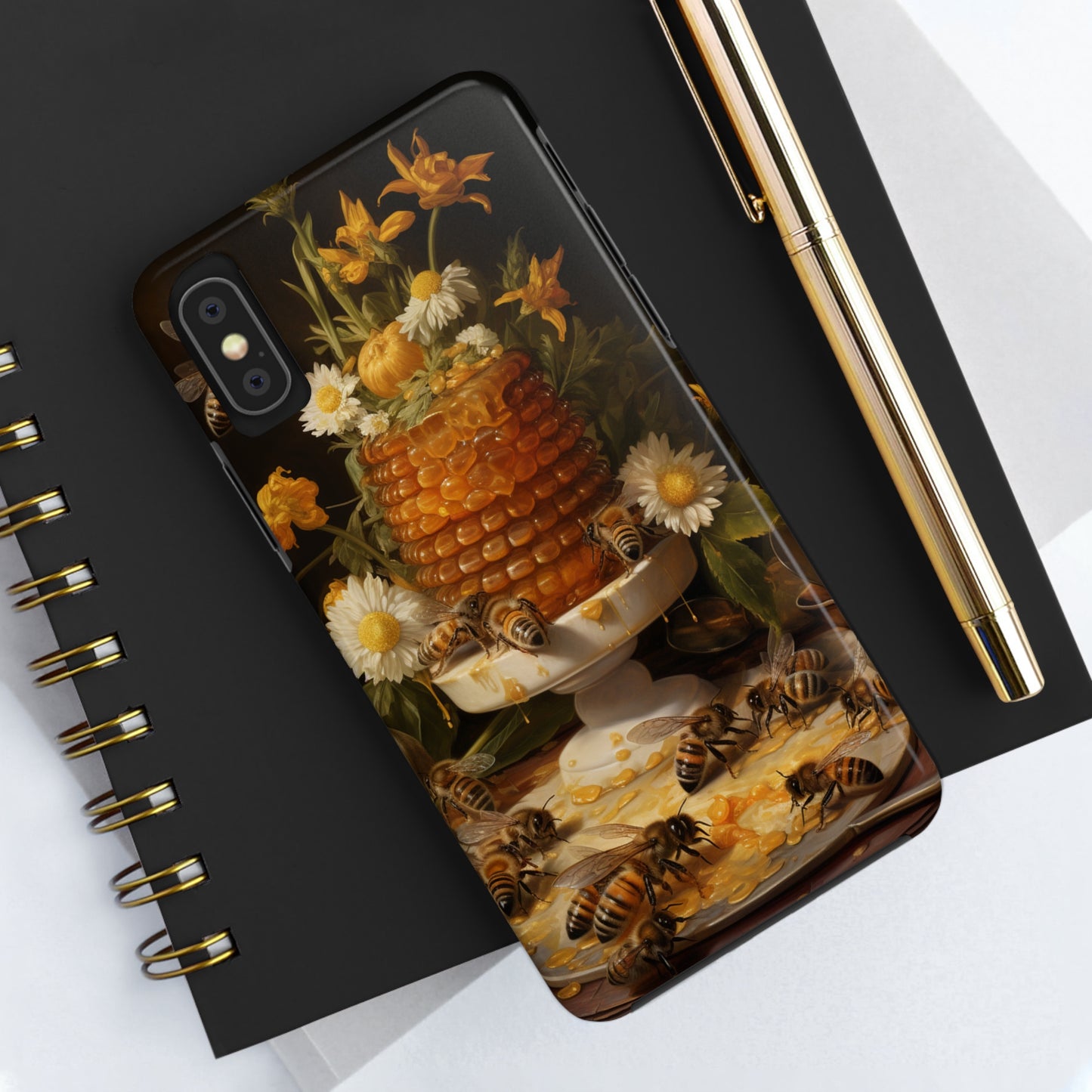 Honey Bee iPhone Case | Vintage Artwork Embrace the Sweetness of Nature's Workers