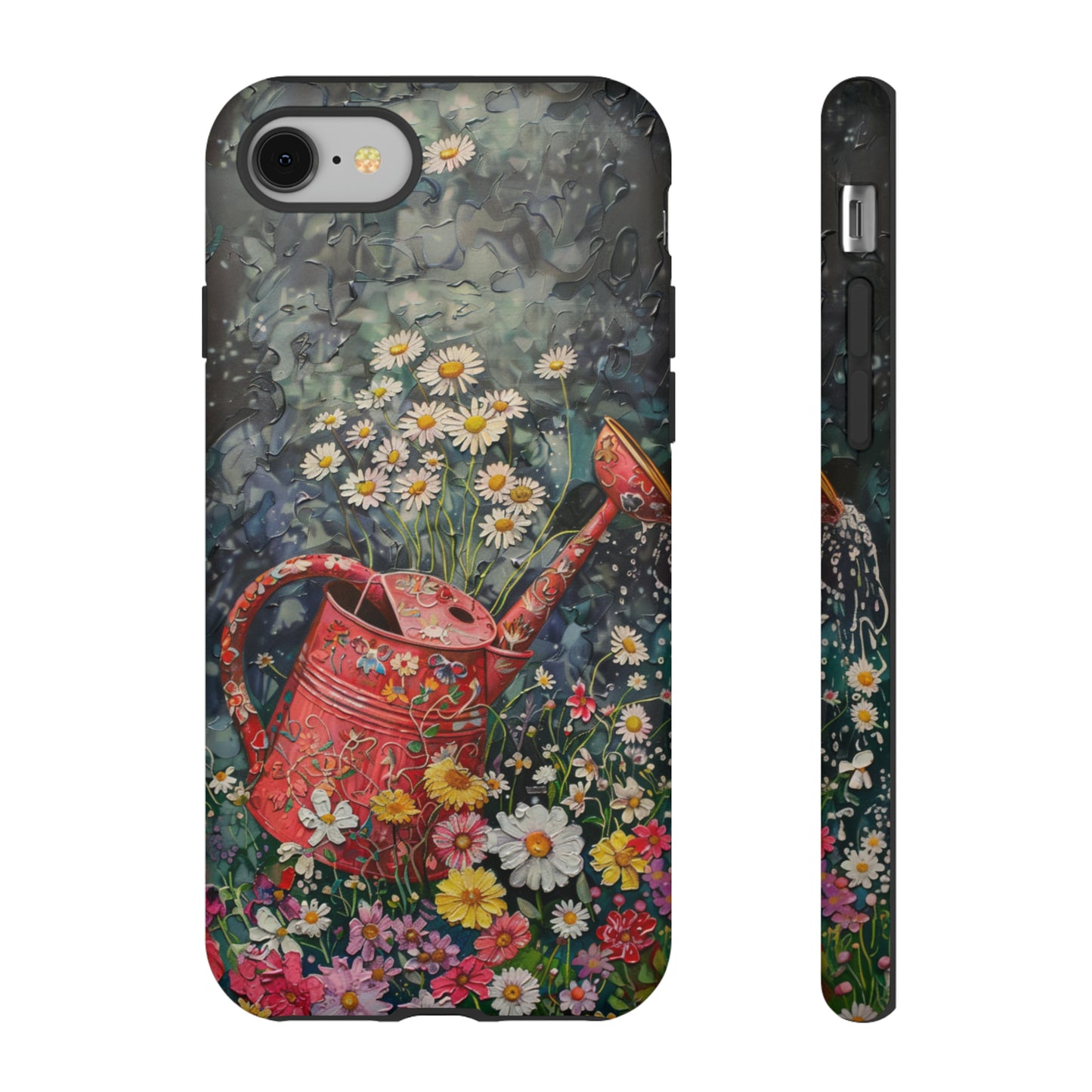 Flowers and Watering Can Floral Oil Painting Phone Case