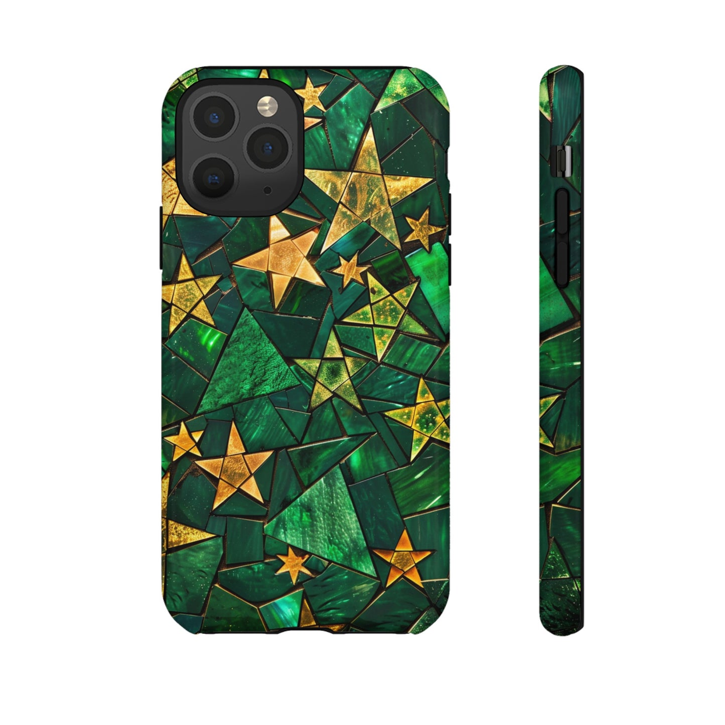 Green Celestial Stained Glass Mosaic Phone Case