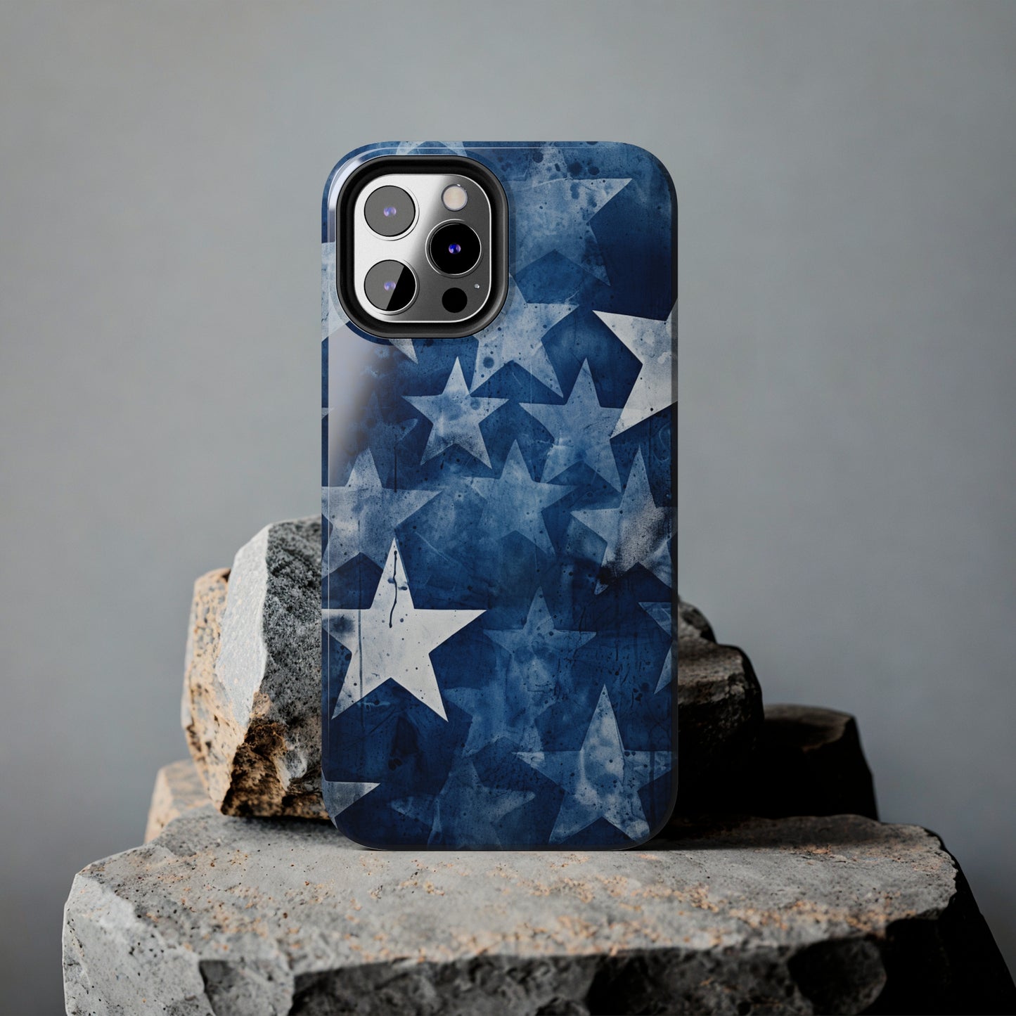 Starry Nights: Denim Dreams | Celestial Star-Patterned iPhone Case