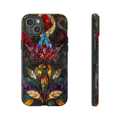 Art Deco Stained Glass floral Phone Case