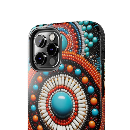 Native American Beadwork iPhone Case | Embrace Traditional Craftsmanship with Artistic Elegance