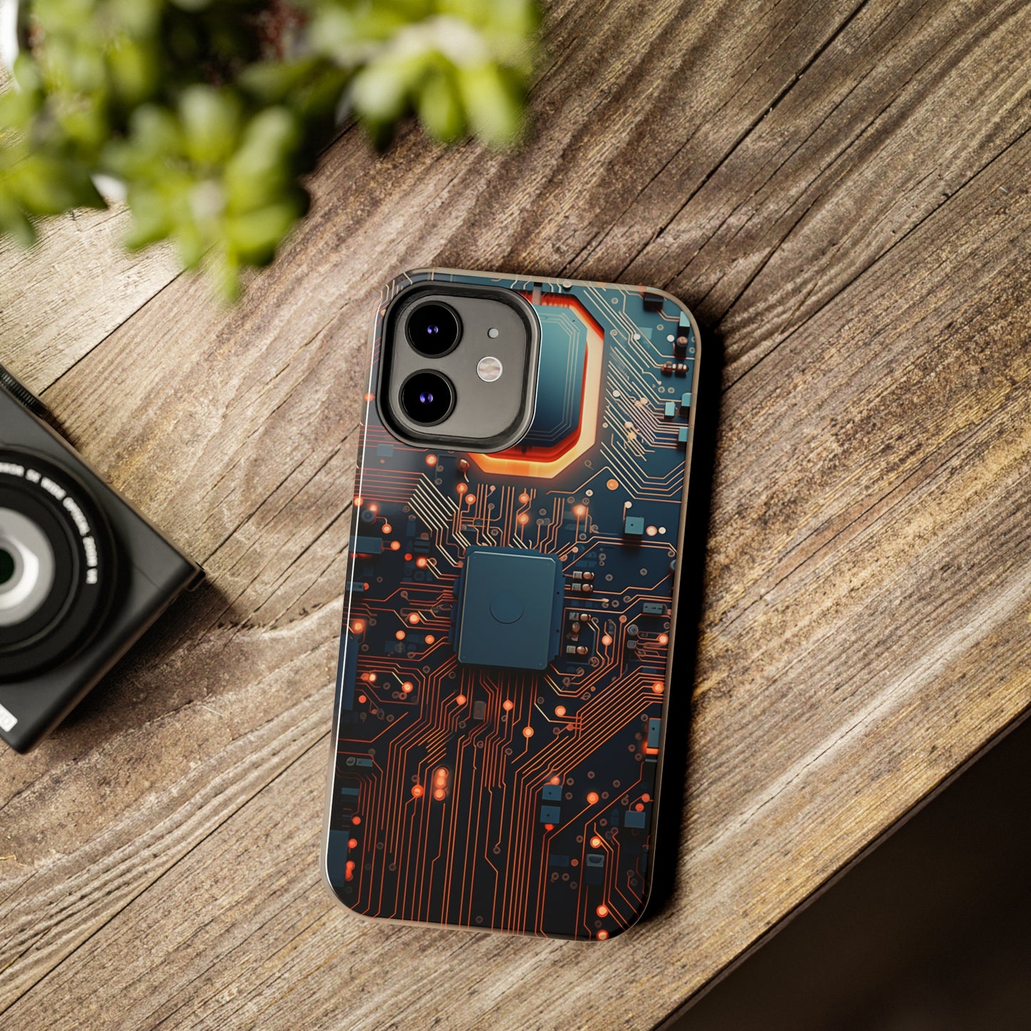 Neon Nexus: Cyberpunk Circuit Board | Futuristic Tech-Inspired iPhone Case