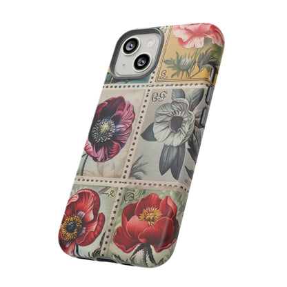 Vintage Floral Stamps Phone Case