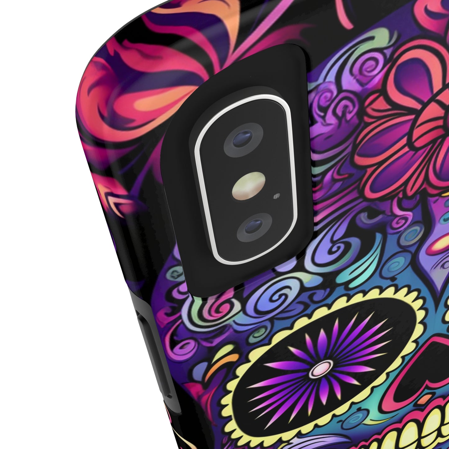 Sugar Skull iPhone Case | Dia de los Muertos Tough Case for iPhone 11, 12, 13