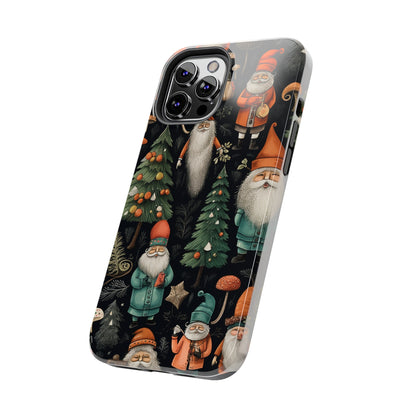 Vintage Santa Magic Mushroom Christmas Phone Case