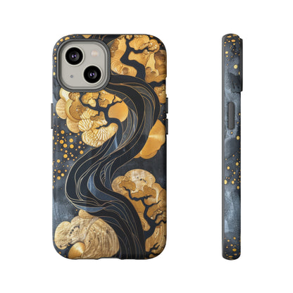 Gold and Silver Tree of Life Design Phone Case