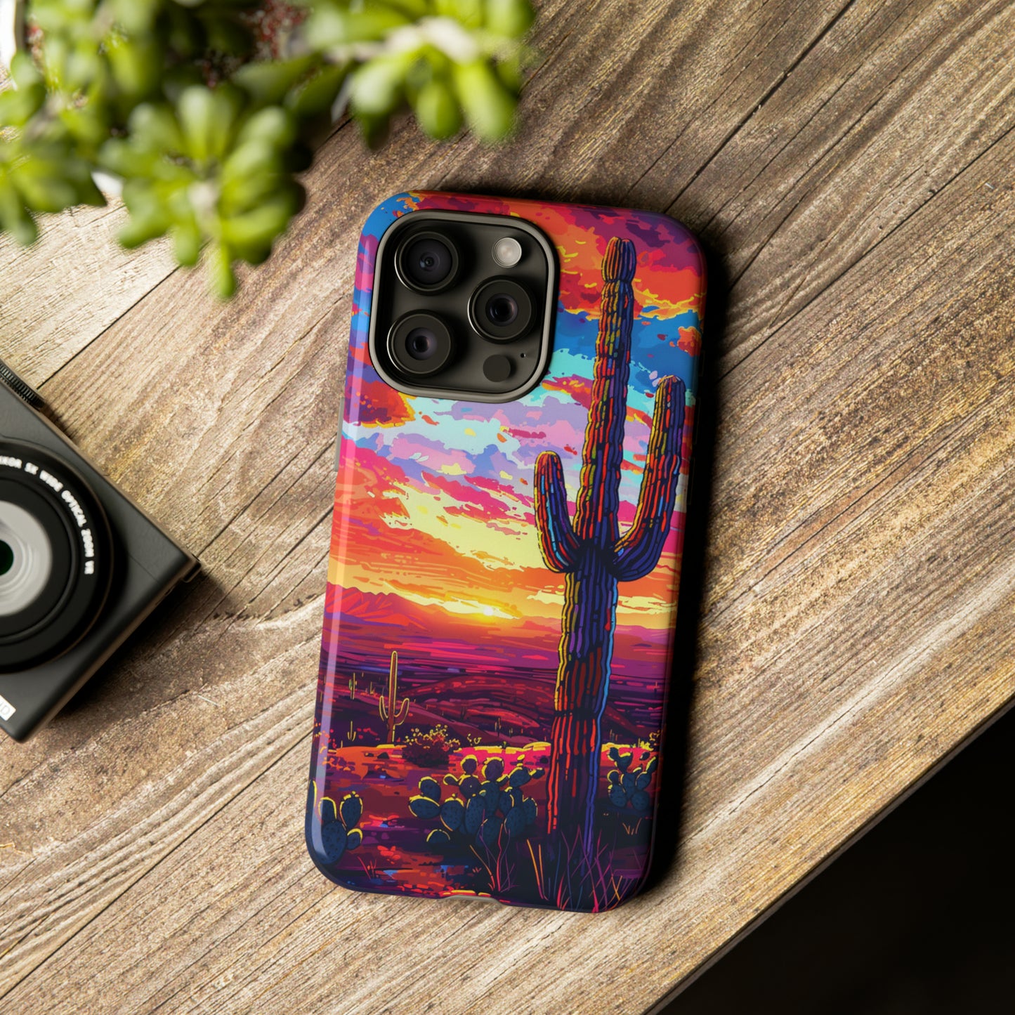 Southwest Desert Cactus Phone Case