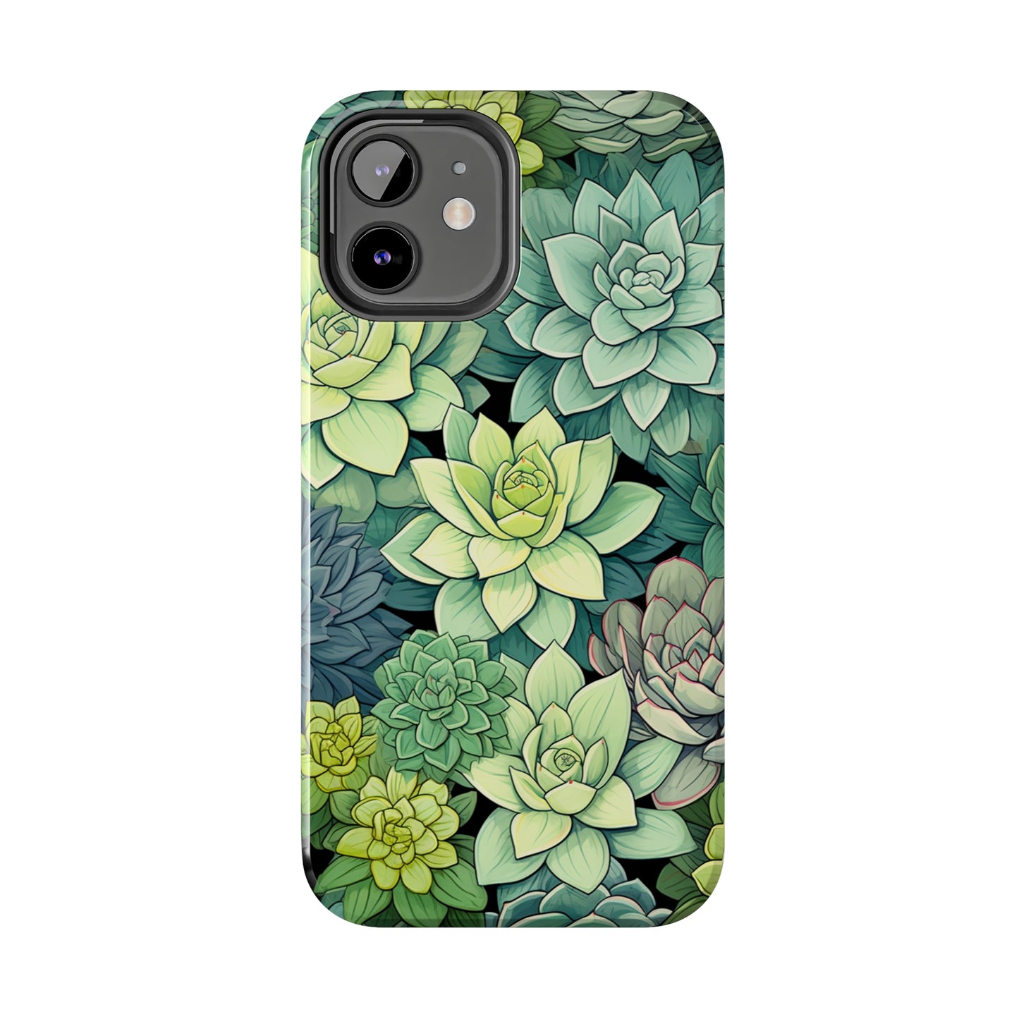 Succulent Desert Cactus Floral iPhone Case | Embrace the Beauty of Arid Elegance